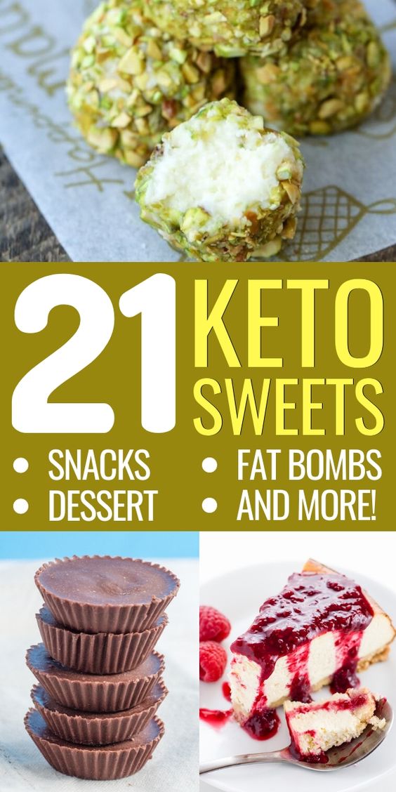 Sweet & Easy Keto Snacks, Dessert Recipes and Fat Bombs