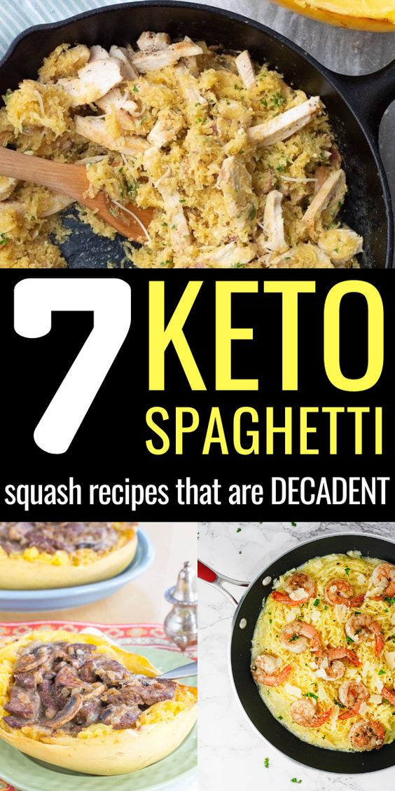Delicious Keto Spaghetti Squash Recipes - Ecstatic Happiness