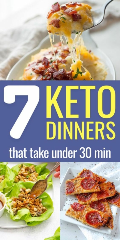 9 Keto Dinner Recipes, Ready in 30 Minutes or Less [2022]