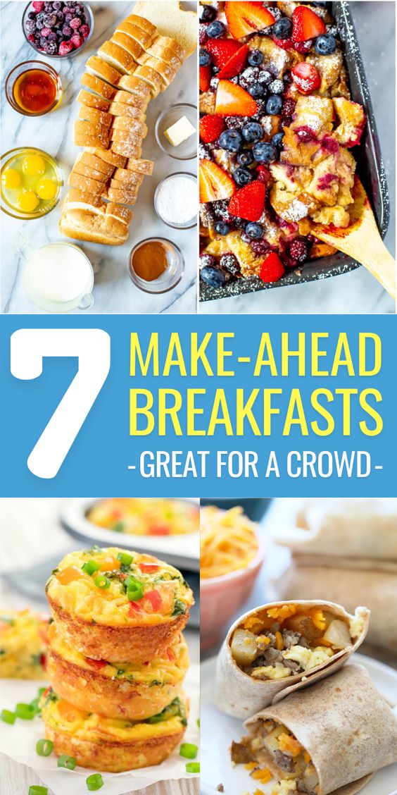 Breakfast Brunch Ideas For A Crowd Healthy Breakfast Ideas 24 Simple ...