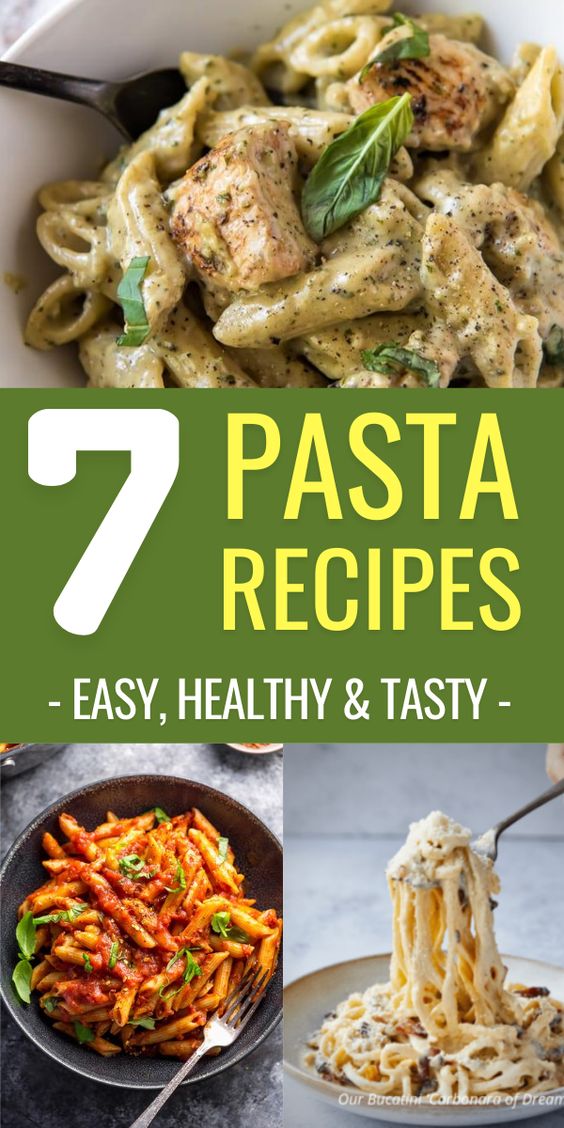 Easy & Healthy Pasta Recipes - Ecstatic Happiness